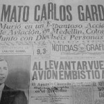 Carlos Gardel Journal annoncant son décès