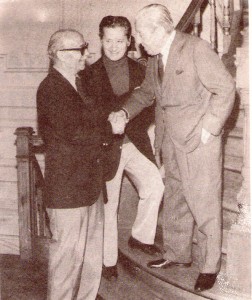 Ben Molar, Ernesto Sabato, Julio de Caro en 1977