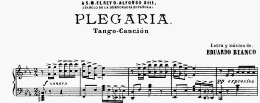 Plegaria : Le Tango de la mort par Eduardo Bianco
