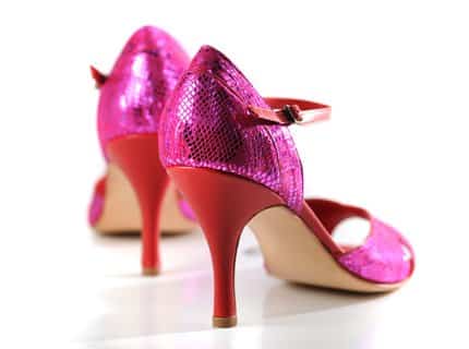 gretaflora chaussures tango femmes felisia fushia rouge