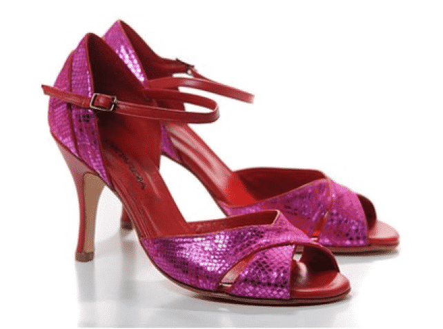 gretaflora chaussures tango femmes felisia rouge fushia