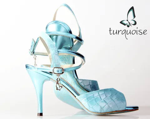 turquoise-chaussures-tango-femmes