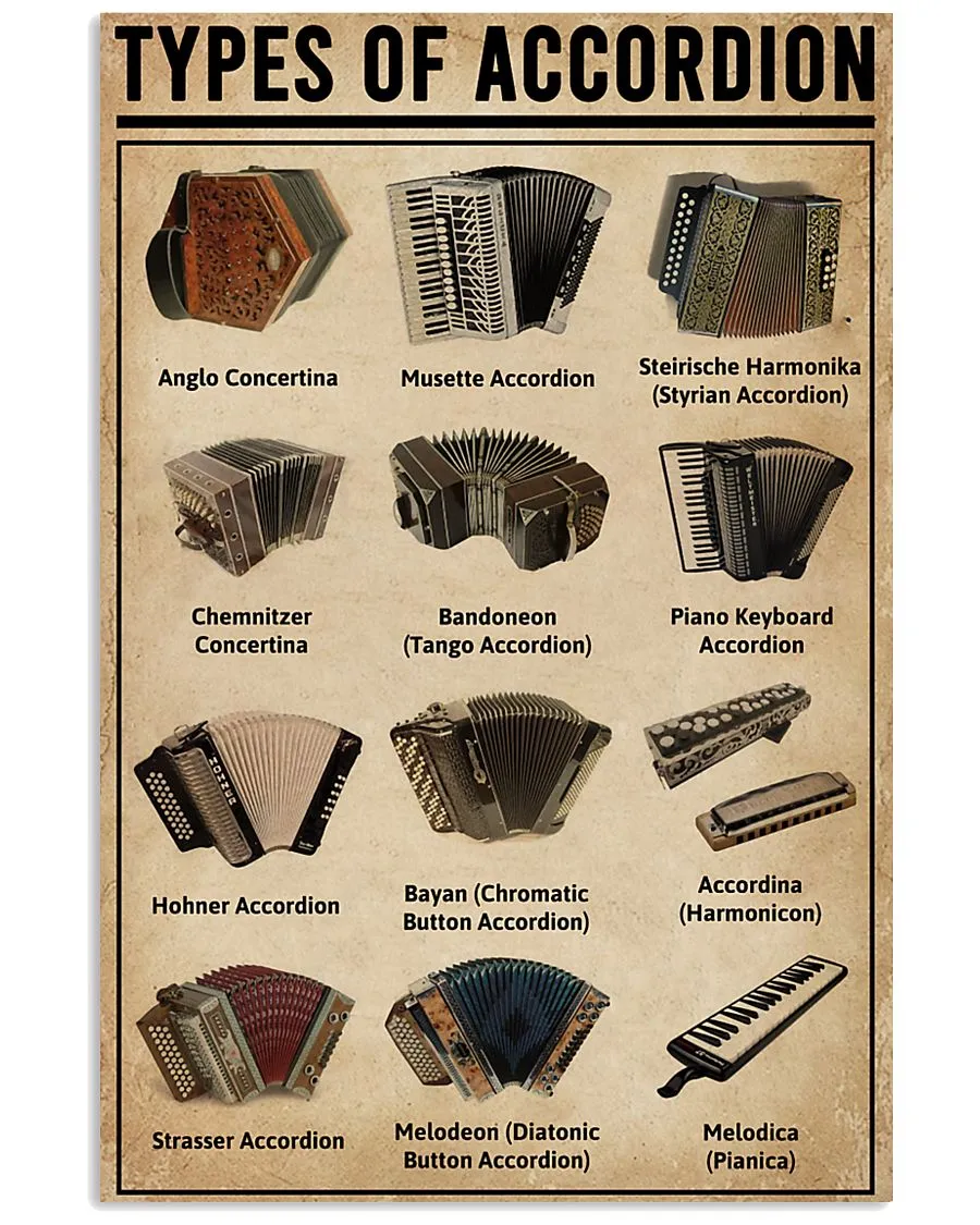 type accordeon bandoneon concertina tango